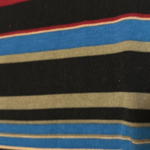 🧡10 for $20🧡 LuLaRoe Black and Blue A-Line Midi Skirt Casual| size Large - Picture 4 of 9